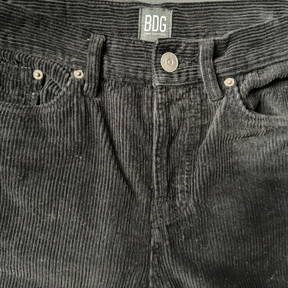 Black corduroy BDG jeans
